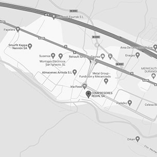 Mapa de localización de Redín Euskadi